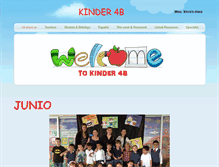 Tablet Screenshot of kinder4b.weebly.com