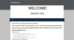 Desktop Screenshot of ga-electronics.weebly.com