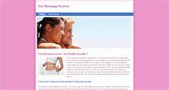 Desktop Screenshot of fat-burningsecrets.weebly.com