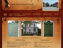 Tablet Screenshot of ovidhistoricalsociety.weebly.com