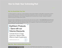 Tablet Screenshot of howtodrainpool.weebly.com