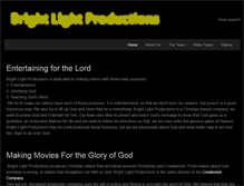 Tablet Screenshot of brightlightproductions.weebly.com