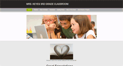 Desktop Screenshot of mrskeyes3rdgradeclassroom.weebly.com