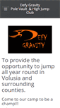 Mobile Screenshot of defygravitypolevaultclub.weebly.com