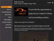 Tablet Screenshot of defygravitypolevaultclub.weebly.com
