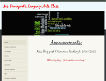 Tablet Screenshot of mdavenport.weebly.com