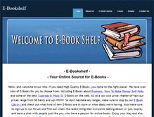 Tablet Screenshot of e-bookshelf.weebly.com