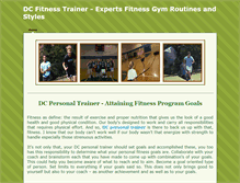 Tablet Screenshot of personalfitnessprogram.weebly.com