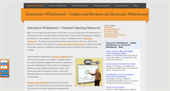 Desktop Screenshot of interactive-whiteboards.weebly.com
