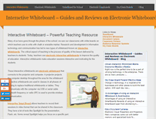 Tablet Screenshot of interactive-whiteboards.weebly.com