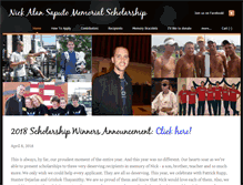 Tablet Screenshot of nicksaputoscholarship.weebly.com