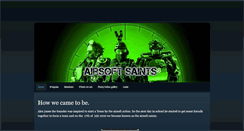 Desktop Screenshot of airsoftsaints.weebly.com
