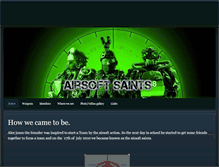 Tablet Screenshot of airsoftsaints.weebly.com