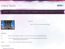 Tablet Screenshot of ivanasavicart.weebly.com