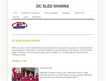 Tablet Screenshot of dcsledsharkshockey.weebly.com