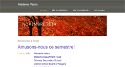 Desktop Screenshot of madamevasko.weebly.com