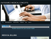 Tablet Screenshot of outsourcemedicalconcepts.weebly.com