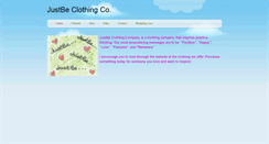 Desktop Screenshot of justbeclothing.weebly.com