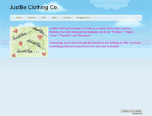 Tablet Screenshot of justbeclothing.weebly.com