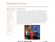Tablet Screenshot of medicineinchina.weebly.com