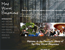 Tablet Screenshot of madwirralbohemians.weebly.com