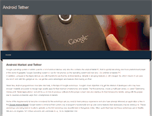 Tablet Screenshot of androidtether.weebly.com