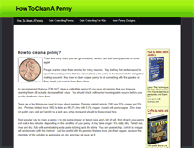 Tablet Screenshot of howtocleanapenny.weebly.com
