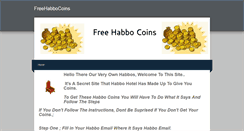 Desktop Screenshot of guaranteedfreehabbocoins.weebly.com
