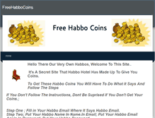Tablet Screenshot of guaranteedfreehabbocoins.weebly.com