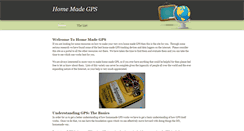 Desktop Screenshot of homemadegps.weebly.com