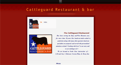 Desktop Screenshot of cattleguardrestaurant.weebly.com