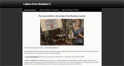 Desktop Screenshot of letters-from-nowhere-2.weebly.com