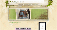 Desktop Screenshot of mymagickapron.weebly.com