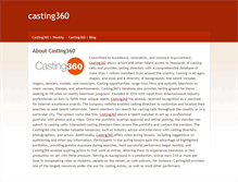 Tablet Screenshot of casting360.weebly.com