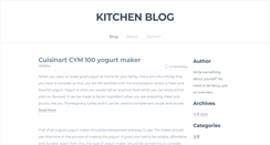 Desktop Screenshot of kitchenblog.weebly.com