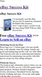 Mobile Screenshot of ebay-success-kit.weebly.com