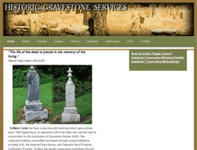 Tablet Screenshot of historicgravestone.weebly.com