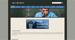 Desktop Screenshot of justabitmoore.weebly.com