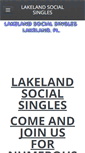 Mobile Screenshot of lakelandsocialsingles.weebly.com
