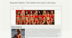 Desktop Screenshot of baywatchbabes.weebly.com