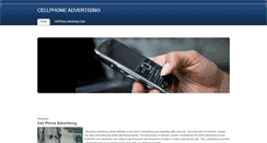 Desktop Screenshot of cellphoneads.weebly.com