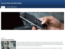 Tablet Screenshot of cellphoneads.weebly.com