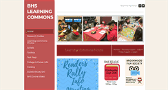 Desktop Screenshot of bhsmediacenter.weebly.com