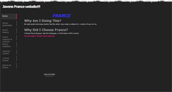 Desktop Screenshot of javensfrancewebsite.weebly.com