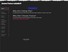 Tablet Screenshot of javensfrancewebsite.weebly.com