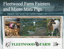 Tablet Screenshot of fleetwoodfarmfainters.weebly.com