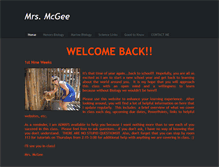 Tablet Screenshot of mcgee.weebly.com