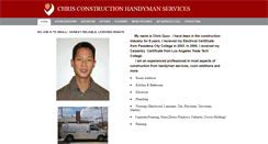 Desktop Screenshot of chrisconstruction.weebly.com