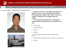 Tablet Screenshot of chrisconstruction.weebly.com