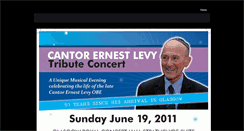 Desktop Screenshot of ernestlevytributeconcert.weebly.com